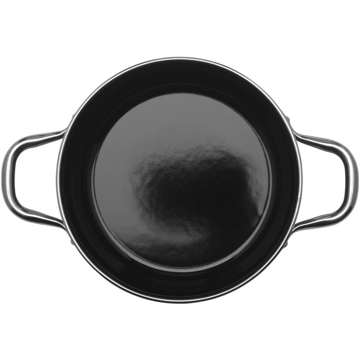 Silit Silargan® Elegance Bratentopf mit Deckel, 16 cm, Black