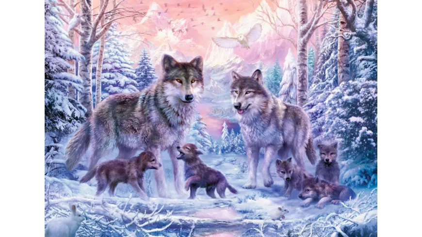 Ravensburger Puzzle - Arktische Wölfe, 1000 Teile