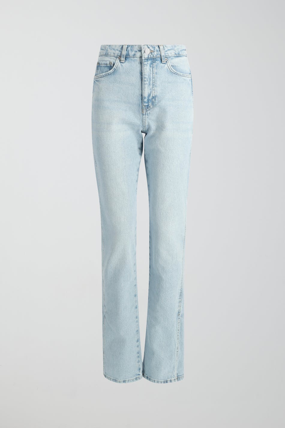 High straight jeans