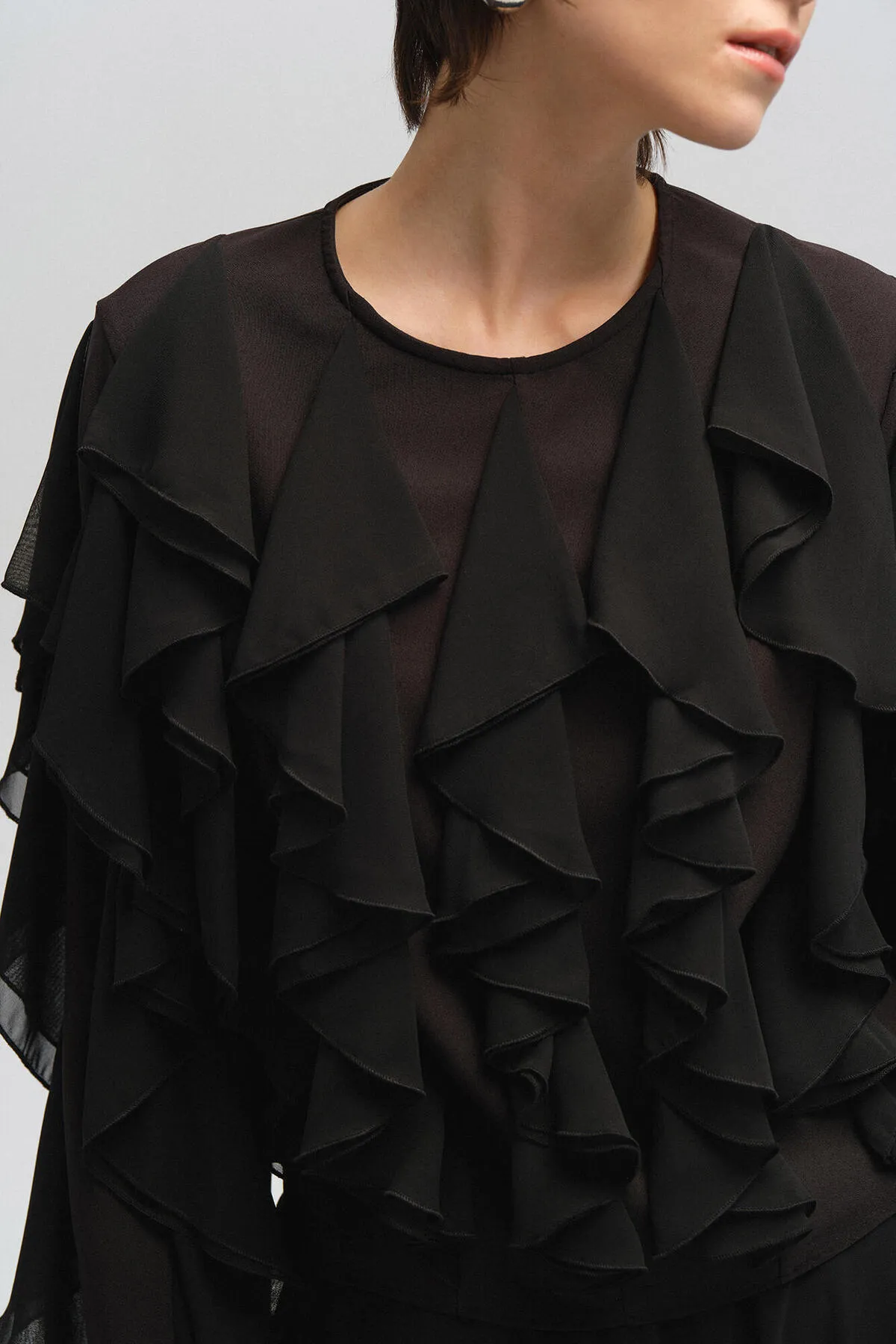 Touché Privé  Bluse - Schwarz - Regular Fit