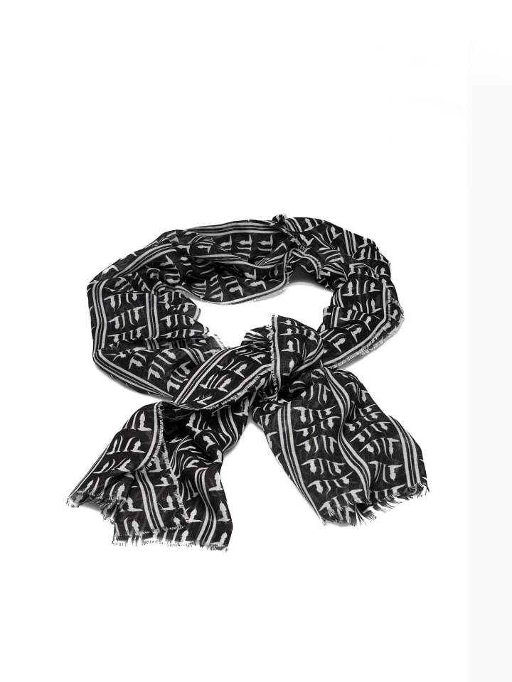 Trussardi Jeans Schal in BLACK AND WHITE günstig kaufen onesize