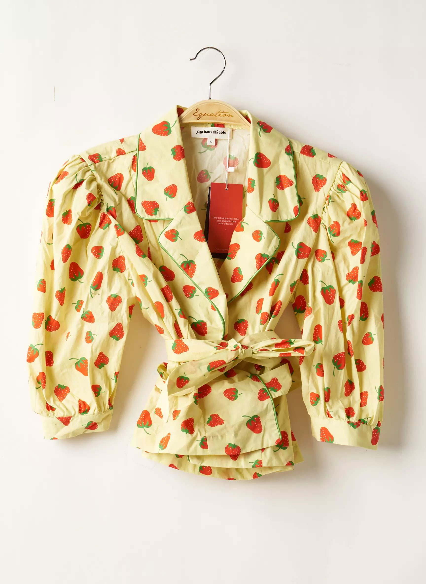 Maison Nicole Chemisiers Femme couleur jaune