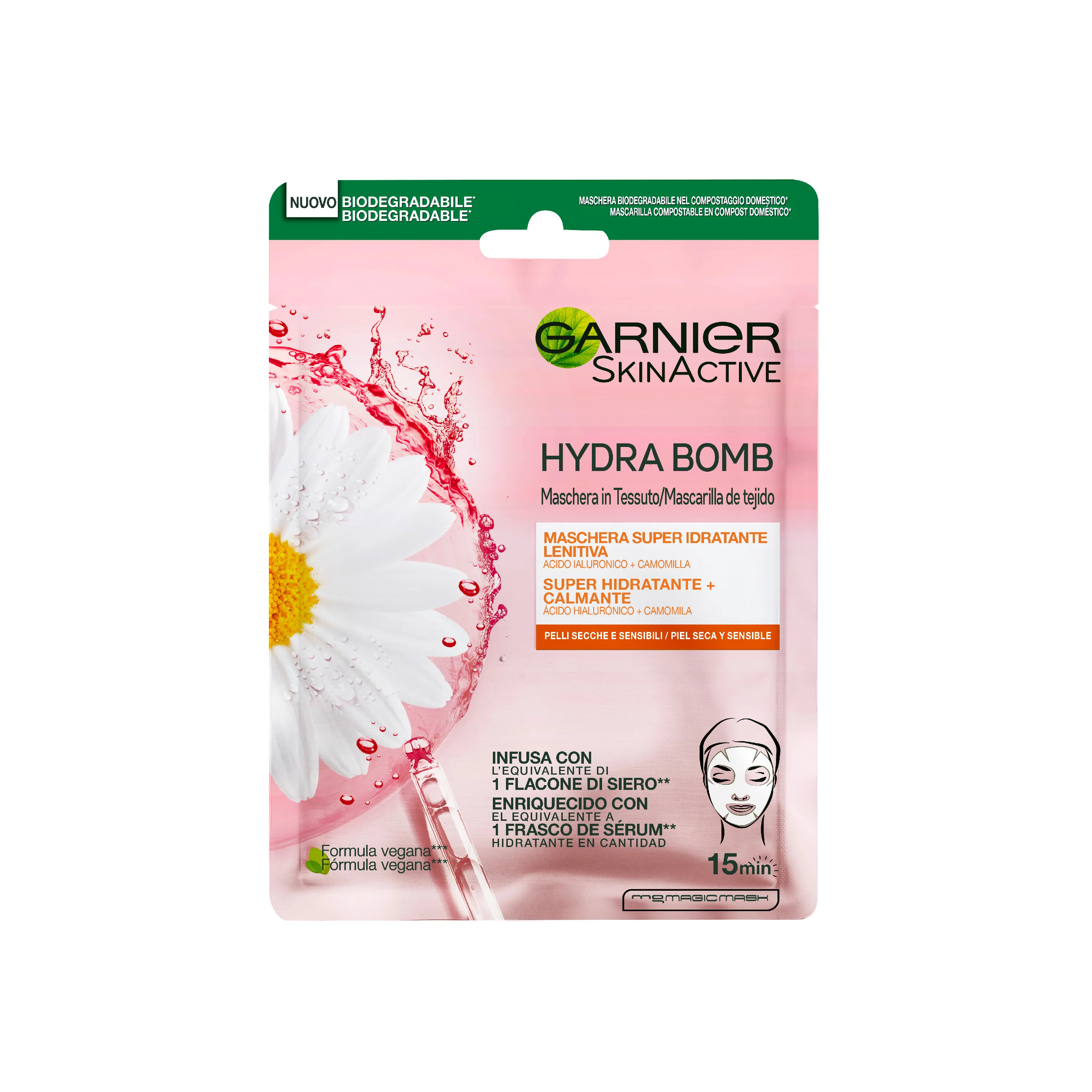 Skin Active Hydra Bomb Lugnande Återfuktande Sheet Mask - Lugnande Ansiktsmask