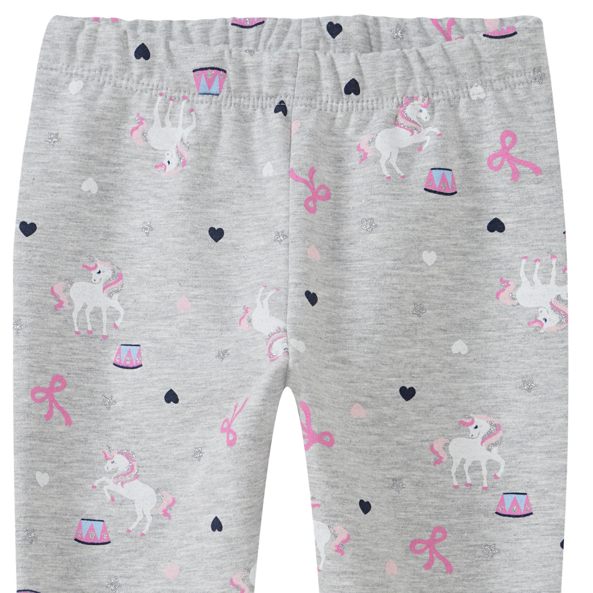 Mädchen Leggings mit Einhorn-Allover