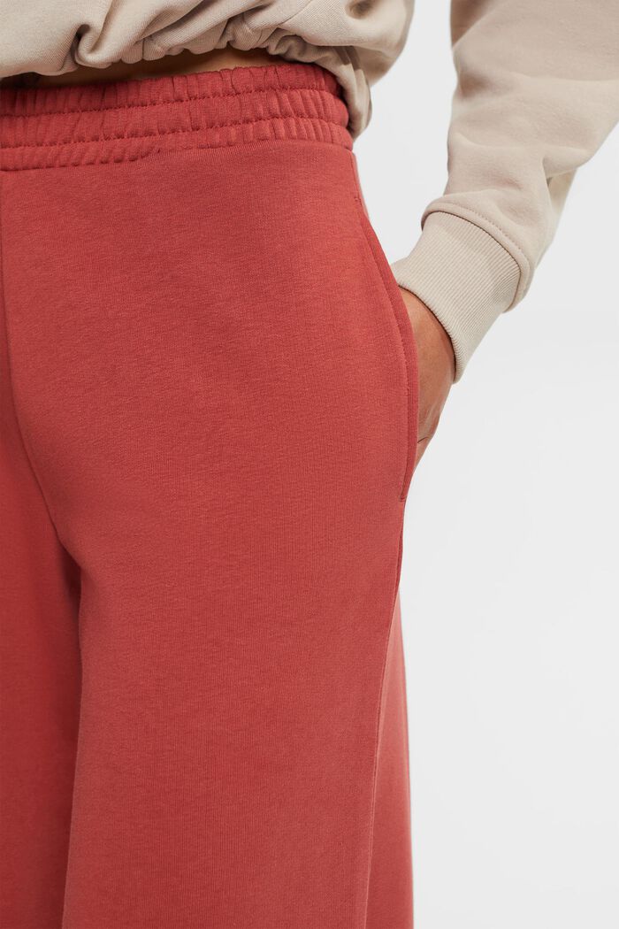 High-Rise-Pants im Jogger-Style mit weitem Bein