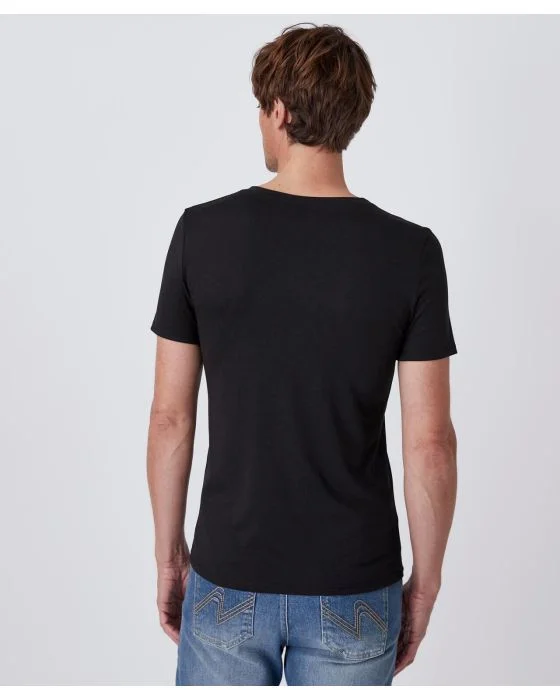 T-shirt col V, maille jersey Climatyl