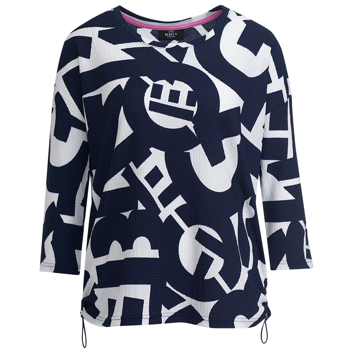 Damen Shirt mit Raffung