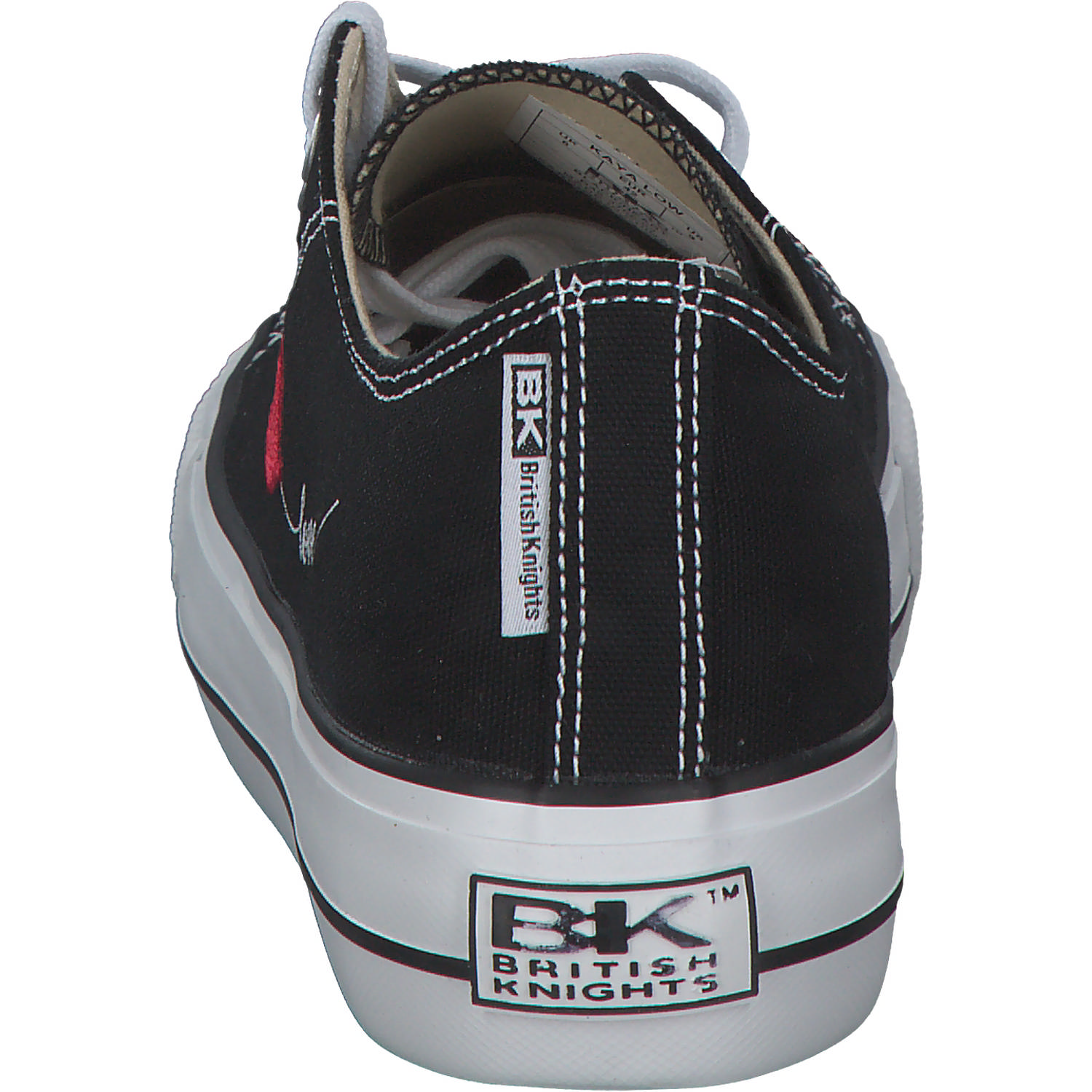 British Knights Kaya Low B49, Sneakers Low, Damen, black love heart