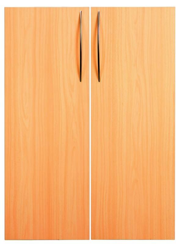 Hammerbacher Schranktüren Matrix Buche 790 x 16 x 1.104 mm 2 Stück