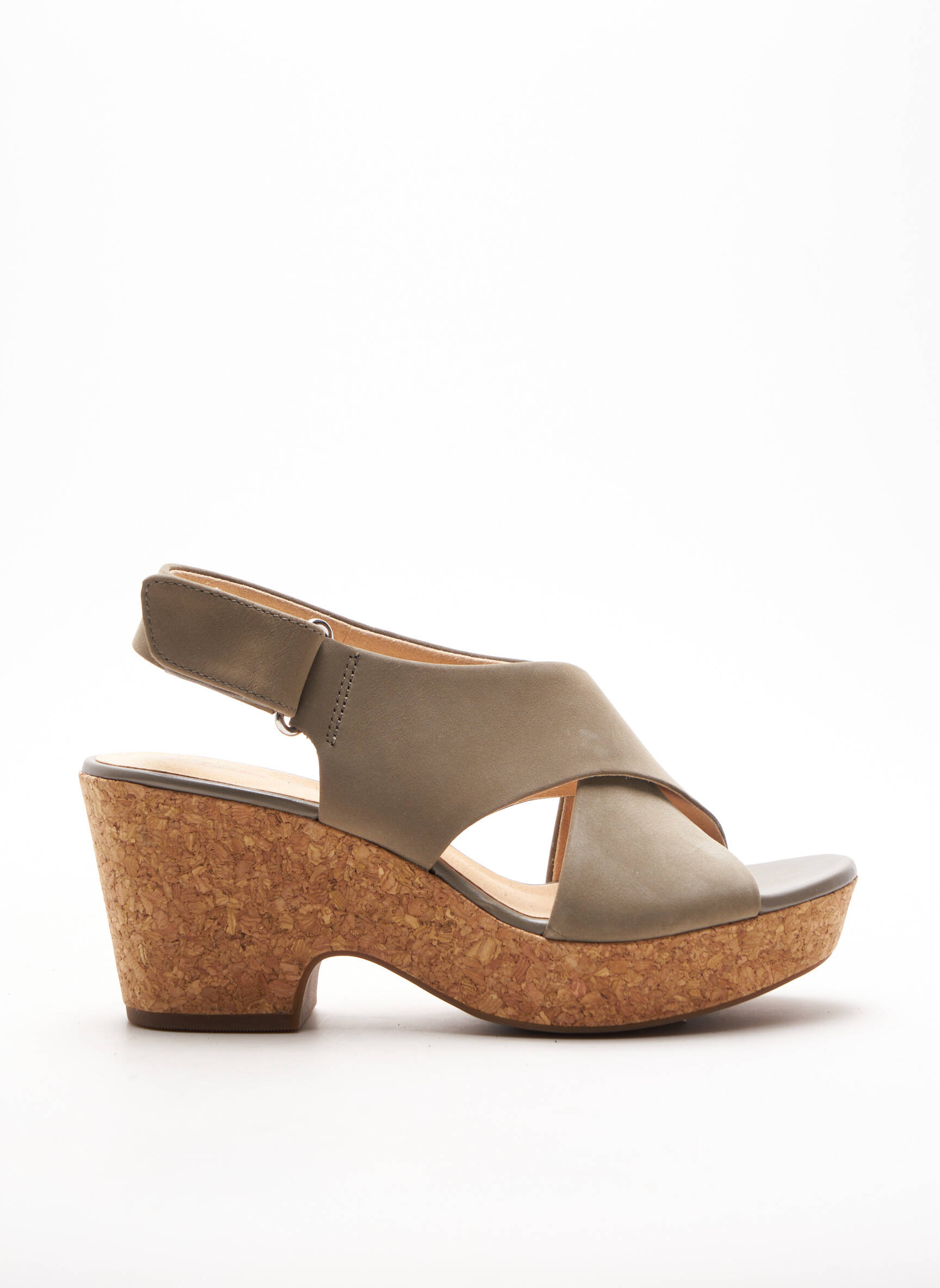 Clarks Sandales Nu Pieds Femme couleur vert