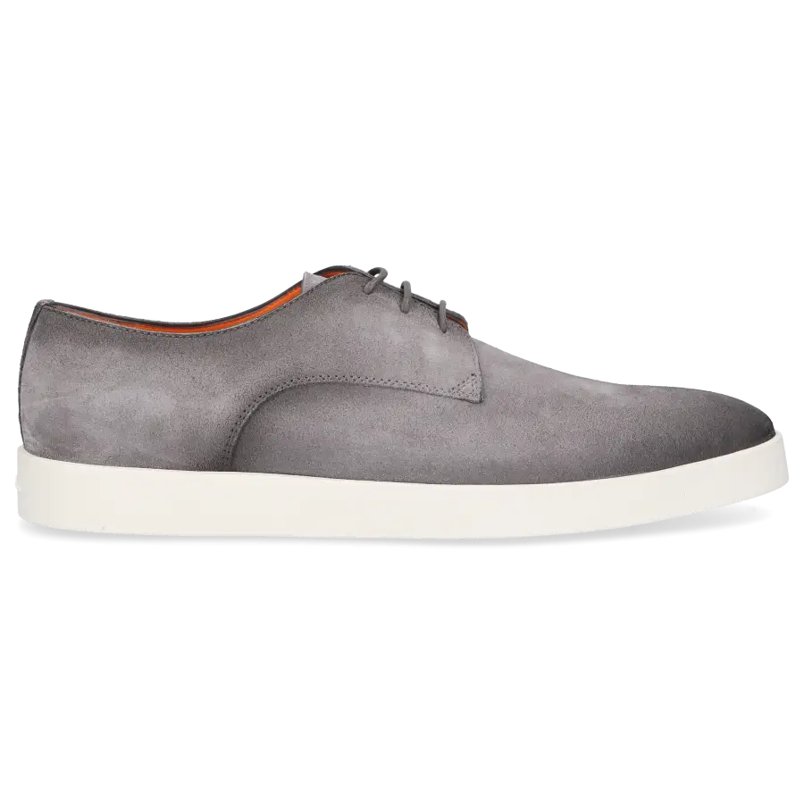 Santoni - Halbschuhe MGAI17 Veloursleder - grau