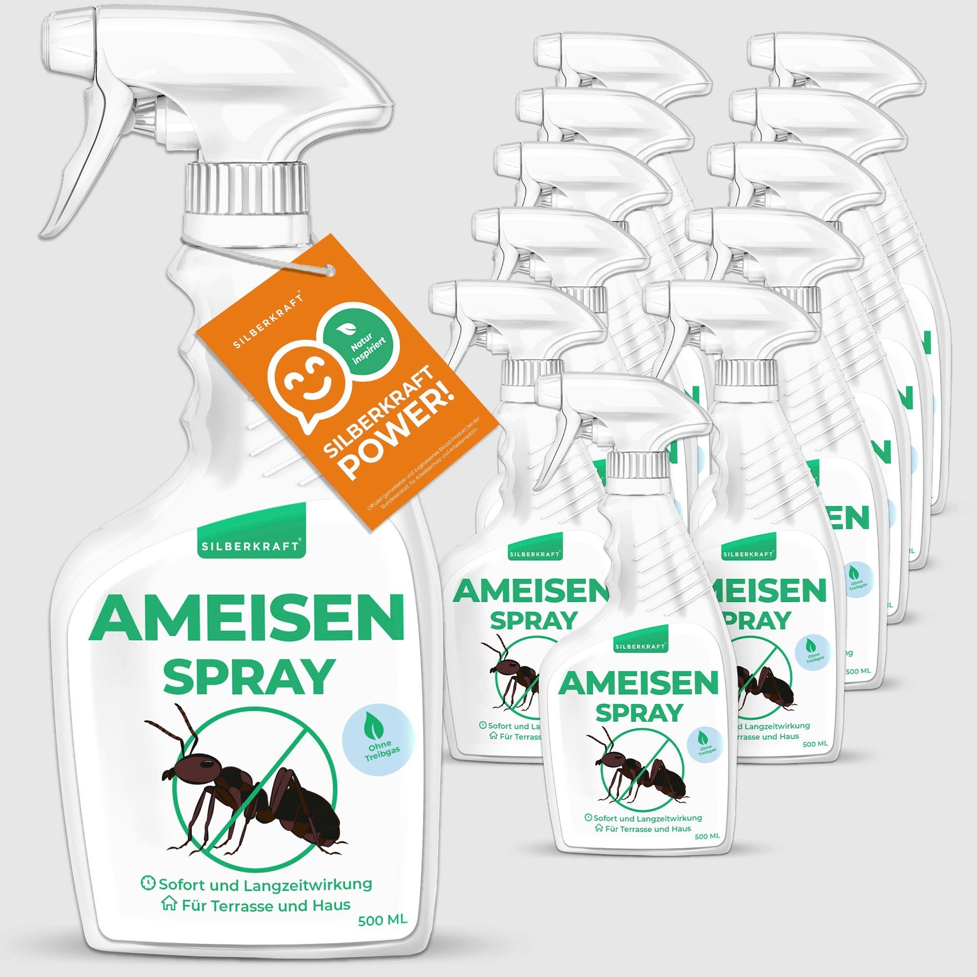 Silberkraft Insektenspray Anti Ameisen Spray - Ameisenspray, 500 ml, 1-St.