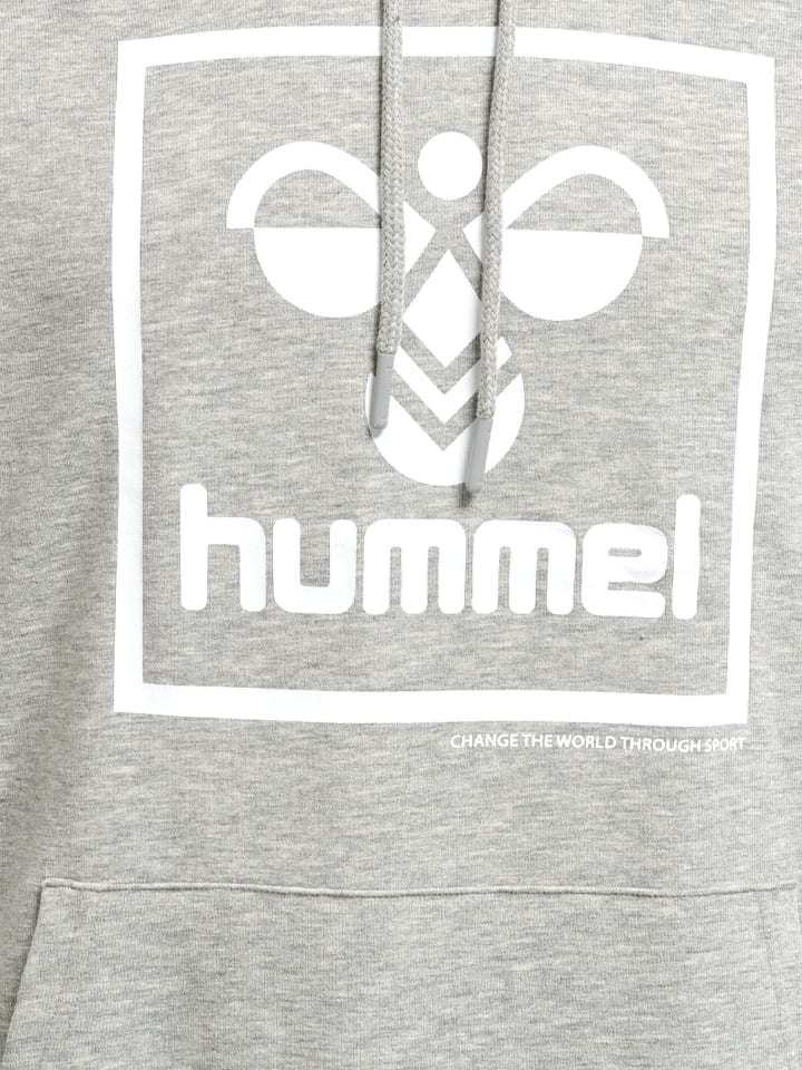 Hummel Hummel Verstellbare Taille Kapuzenpullover Raglanärmel Hmlisam Herren in GREY MELANGE günstig kaufen