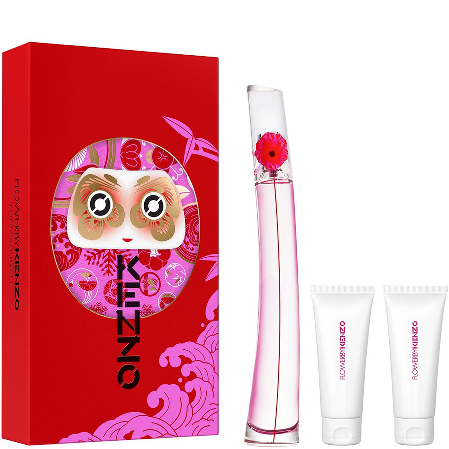 Kenzo Flower By Kenzo Poppy Bouquet Coffret Eau de Parfum 100 ml + 2 Laits Corps 75 ml
