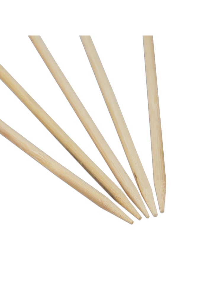 relaxdays 250x Holzspieße in Natur -  Ø 0,5 x (L)40 cm günstig kaufen onesize