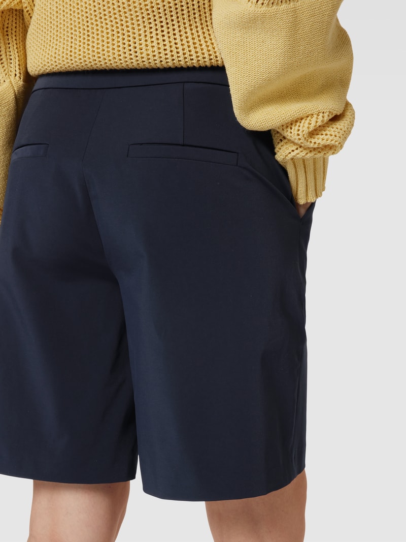 Shorts mit Eingrifftaschen Modell 'Iska' in blau