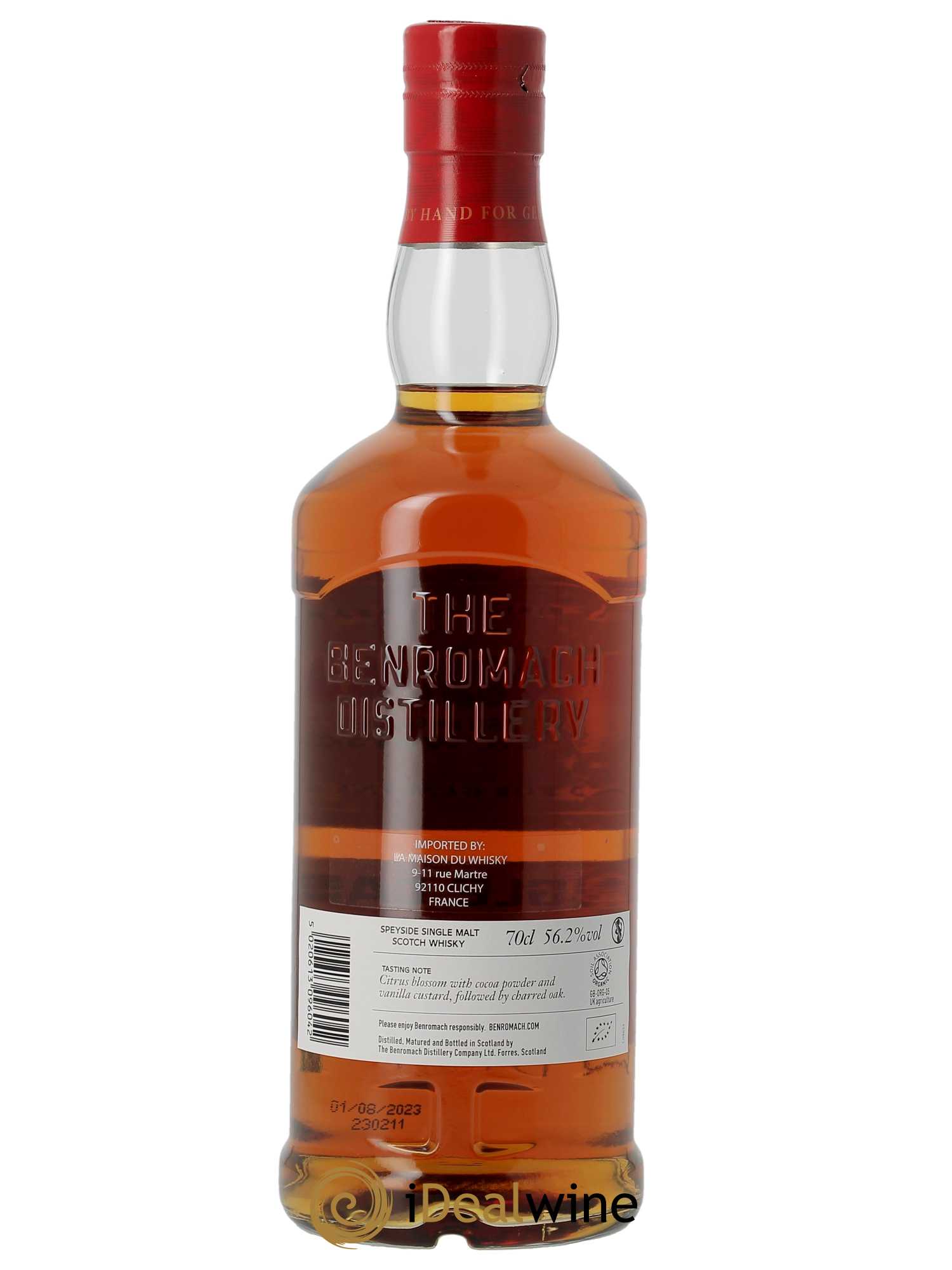 Whisky Benromach 22 ans 2001 Organic  2001 - Lot de 1 Bouteille