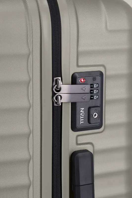 Titan LITRON 4-Rollen-Trolley M - Champagner