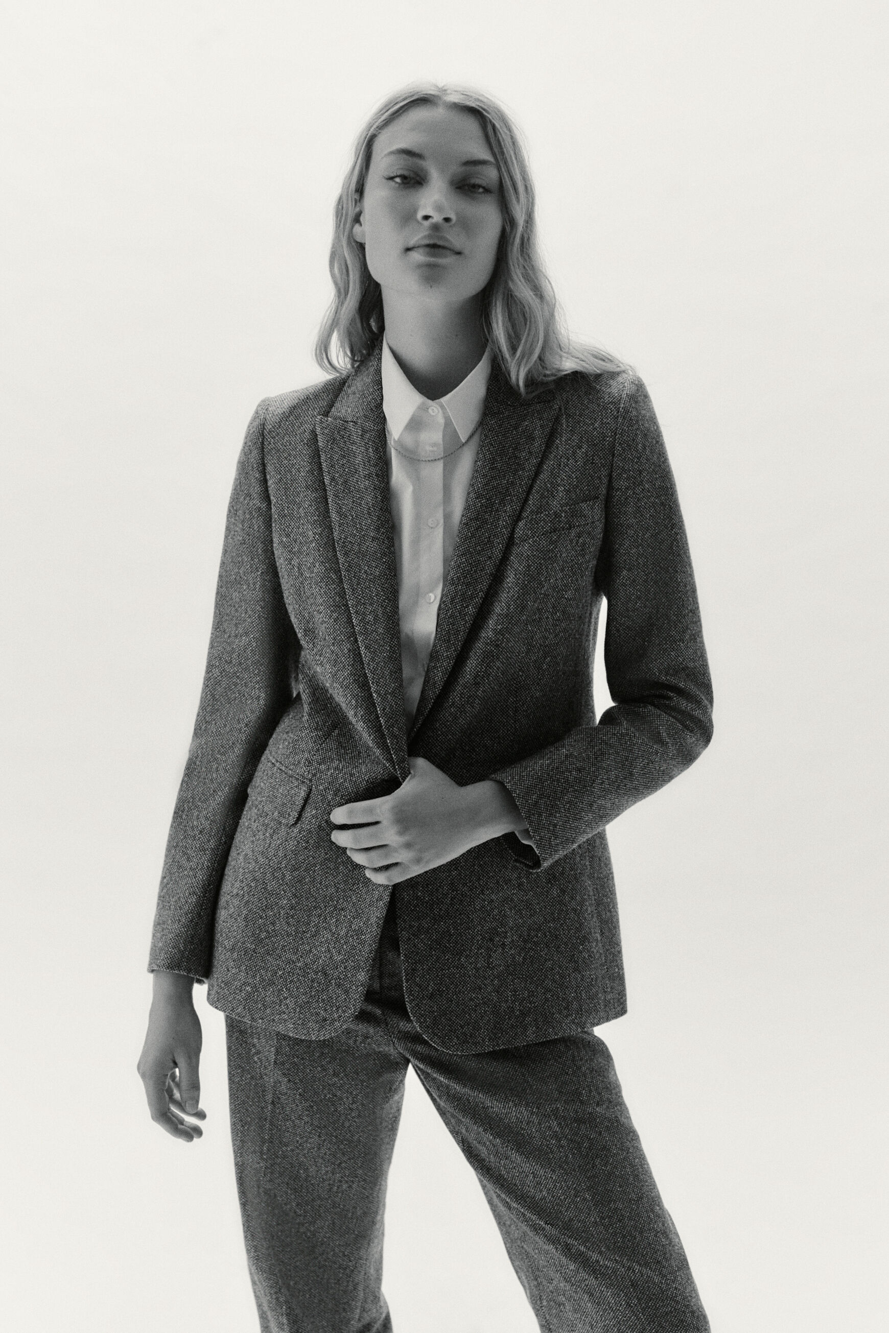blazer zoe gris fonce femme