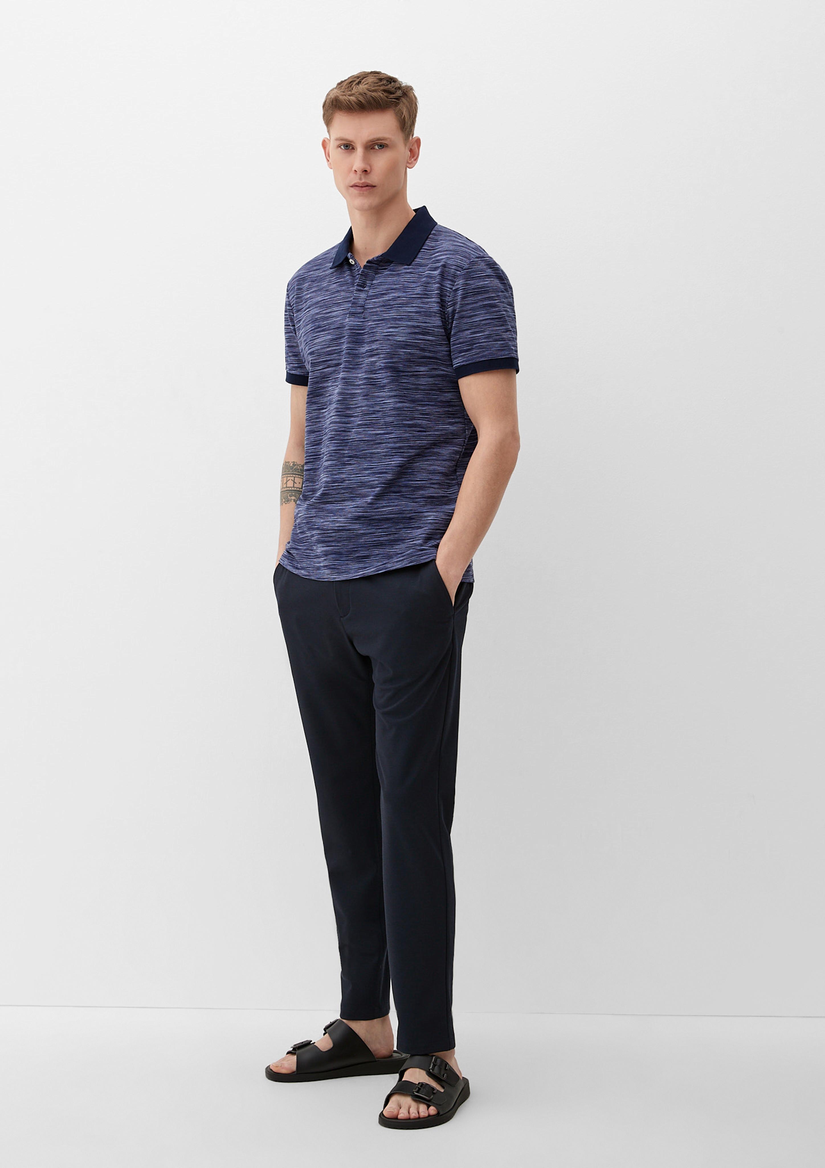 Meliertes Poloshirt  2129858-58W1