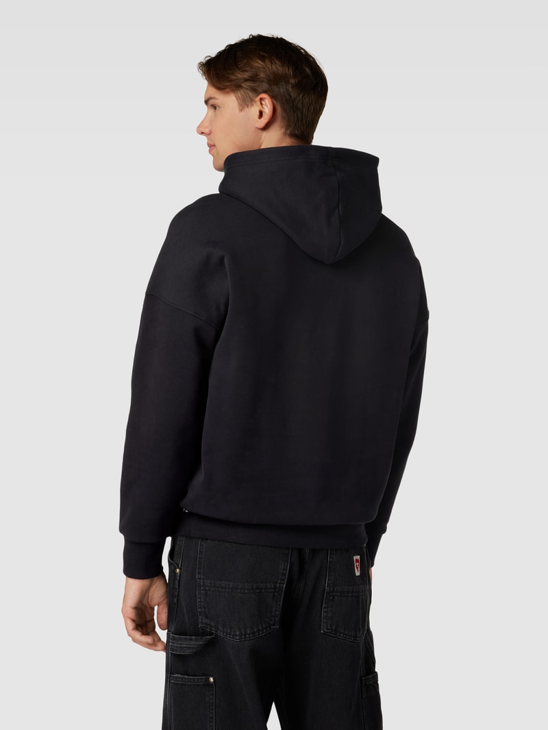 Oversized Hoodie mit Känguru-Tasche Modell 'DAN' in schwarz