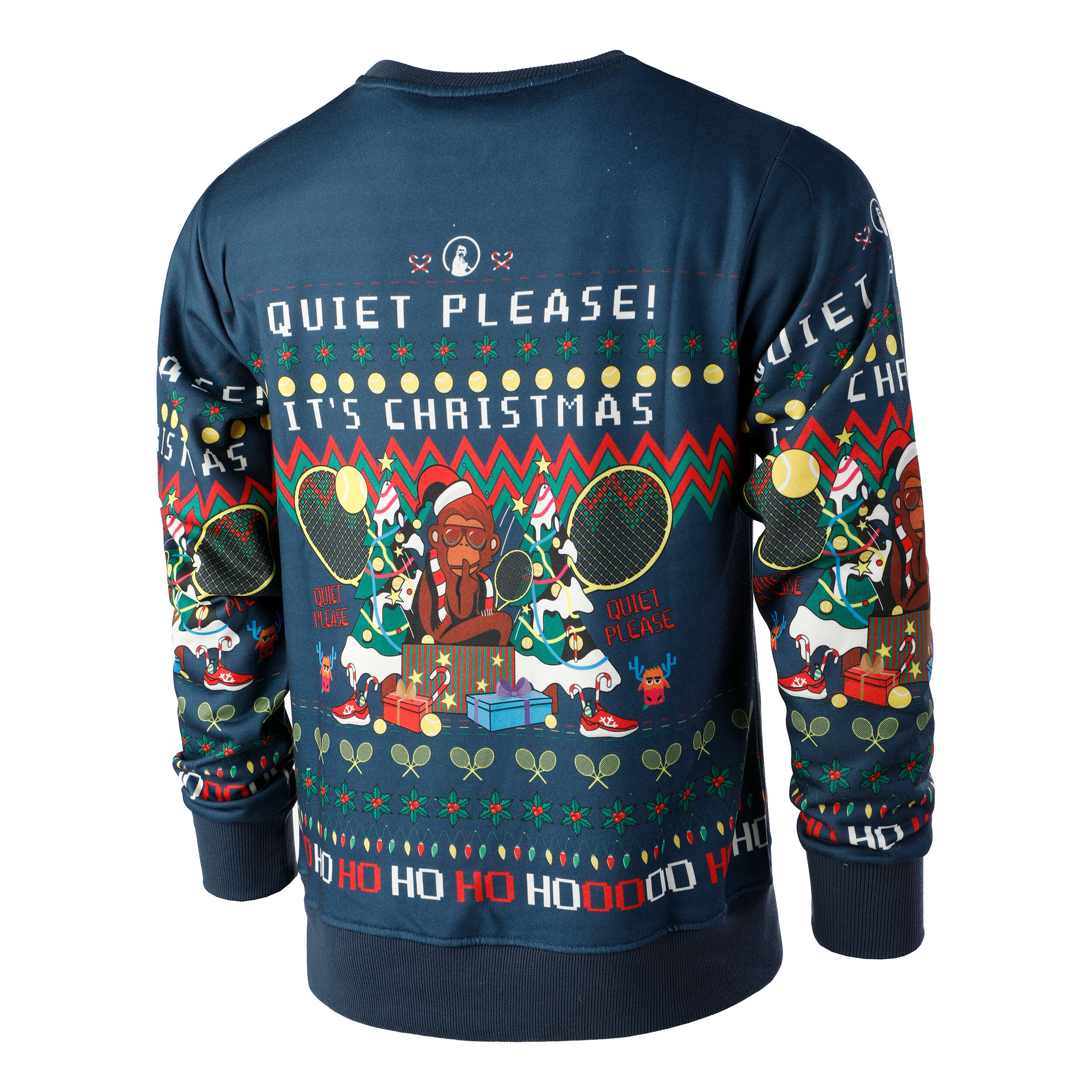 Ugly Christmas Sweatshirt Herren - Dunkelblau, Mehrfarbig