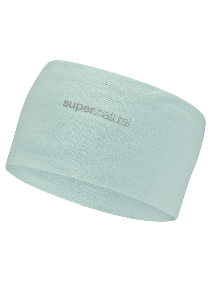 super.natural Merino Stirnband WANDERLUST HEADBAND in Hellblau günstig kaufen onesize