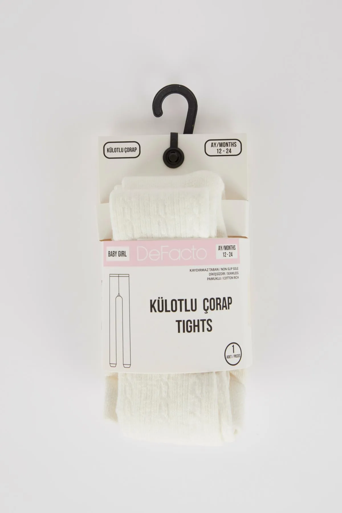 DeFacto  Lange Baumwollsocken für Mädchen Y7820a2ns