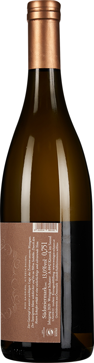 Schauer Sauvignon Blanc Ried Gaisriegl 2020