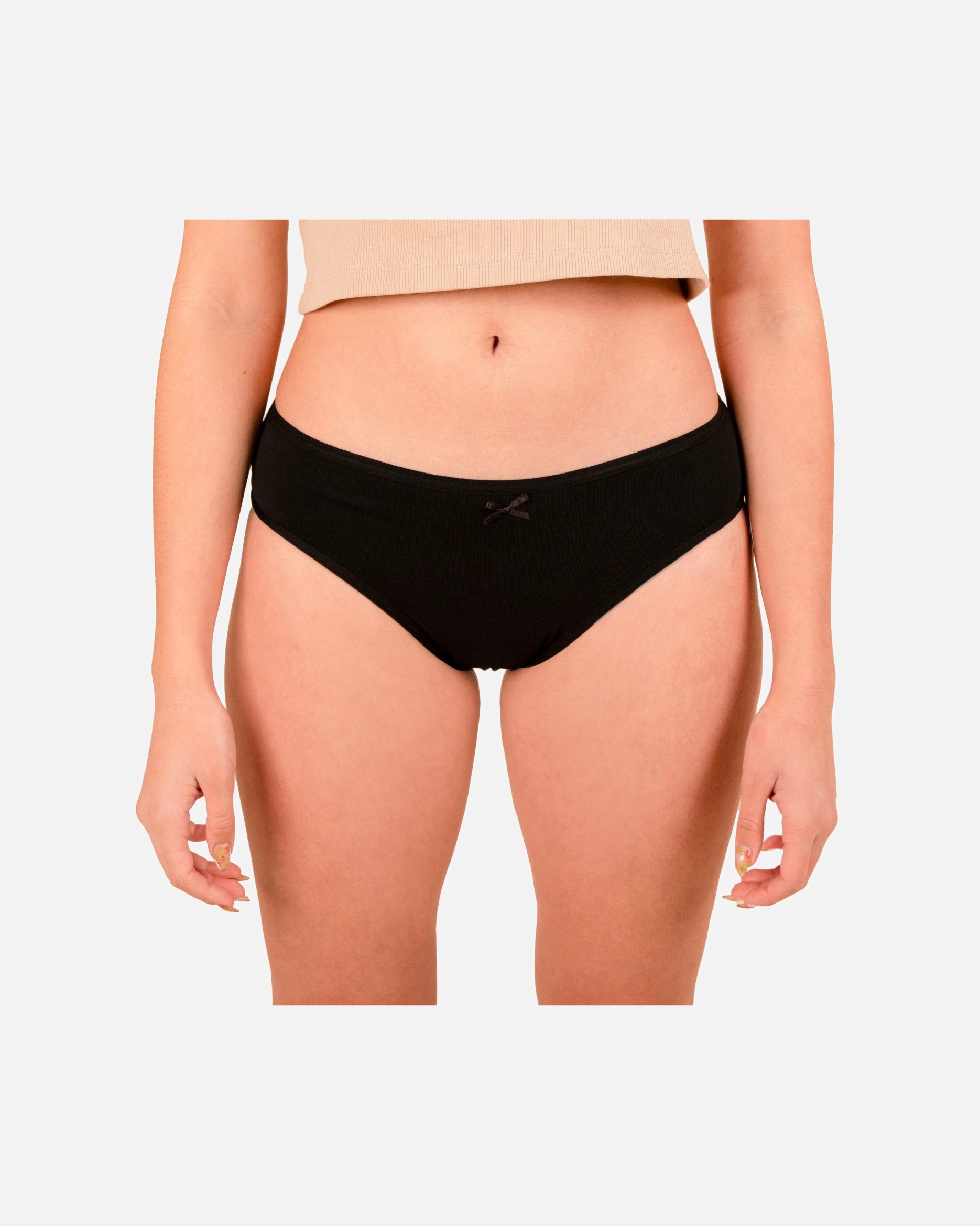 jho Crne menstrualne gaćice srednjeg protoka
