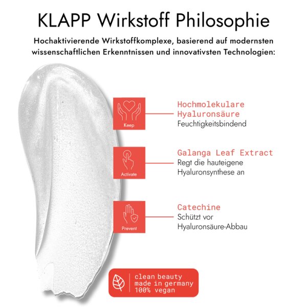 KLAPP Skin Care Science Triple Action Moisturizing Sheet Mask Tuchmaske