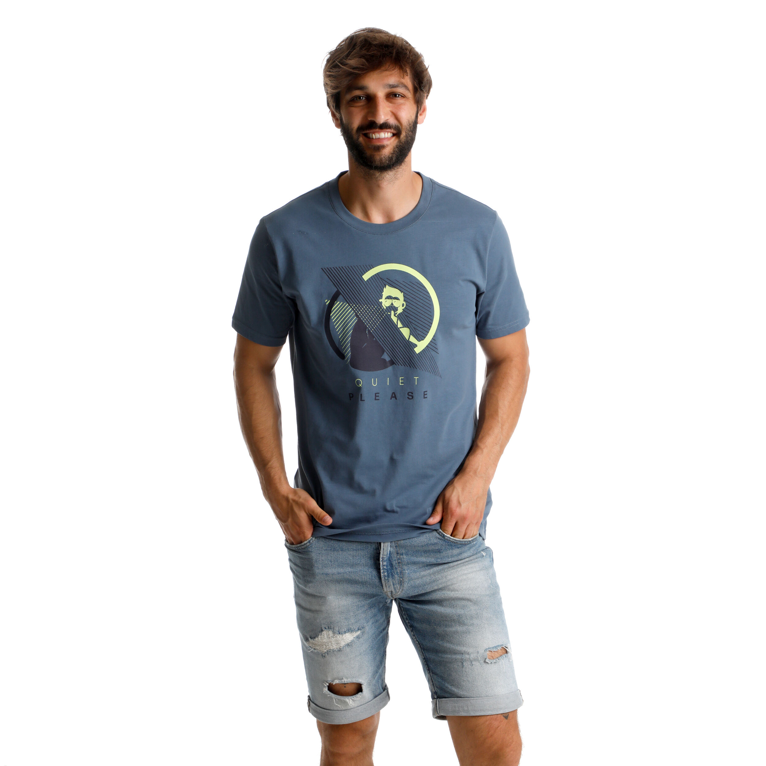 Portal T-Shirt Herren - Blau