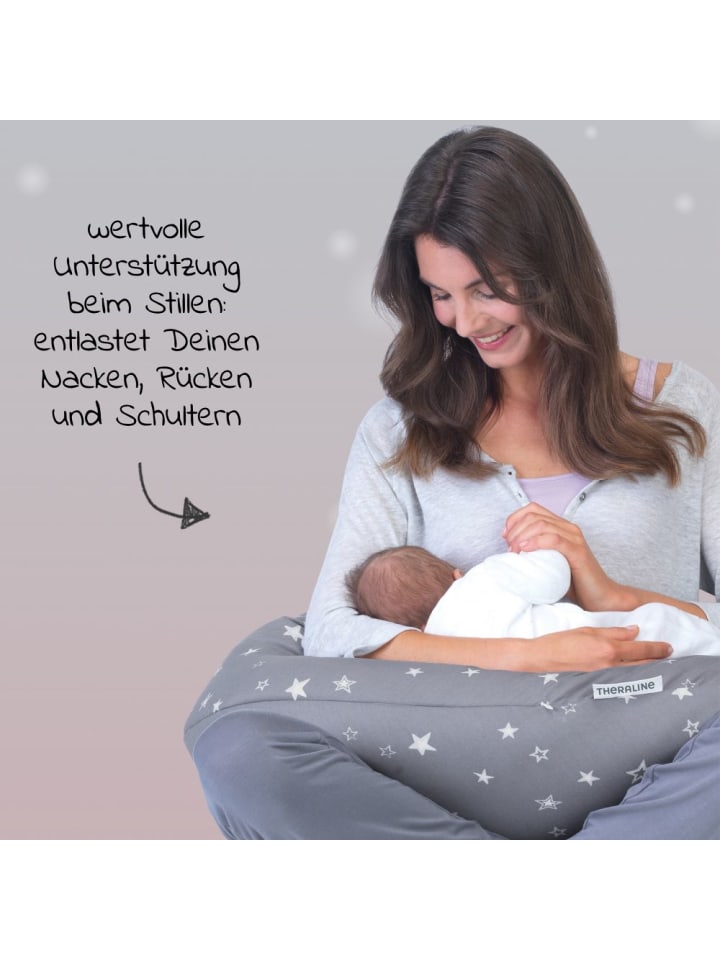 Theraline Stillkissen Das Original in grau,motiv günstig kaufen onesize