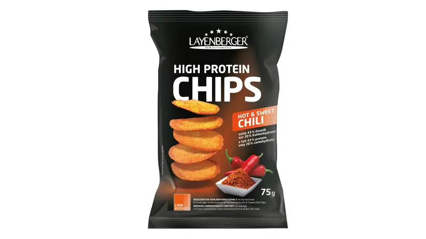 Layenberger High Protein Chips Sweet Chili 75 g