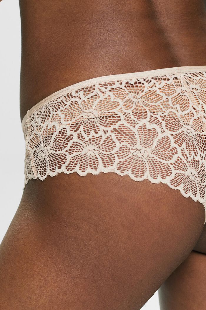 Brazilian-Hipster-Shorts mit Spitze