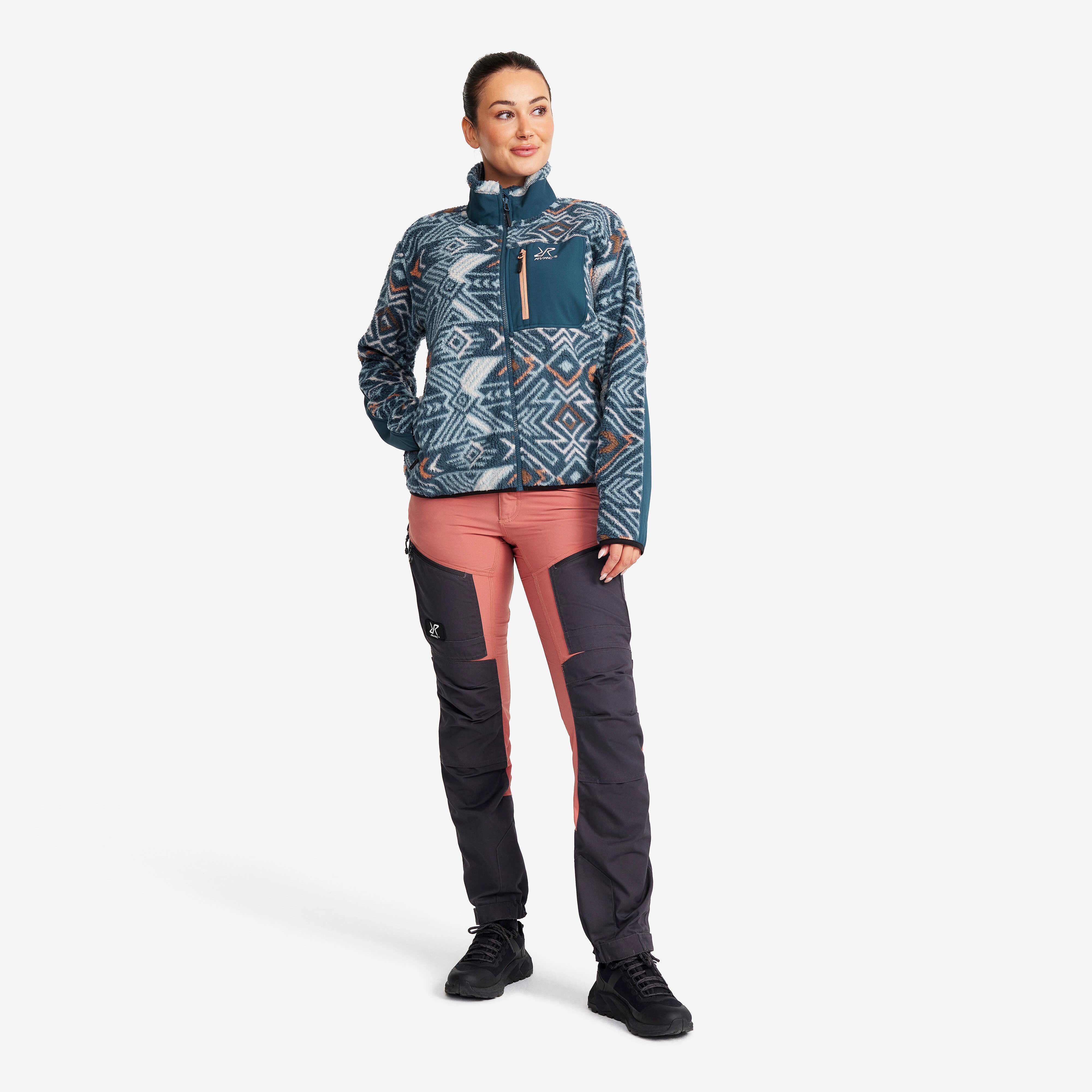 High Pile Fleece Femme Moonlit Ocean