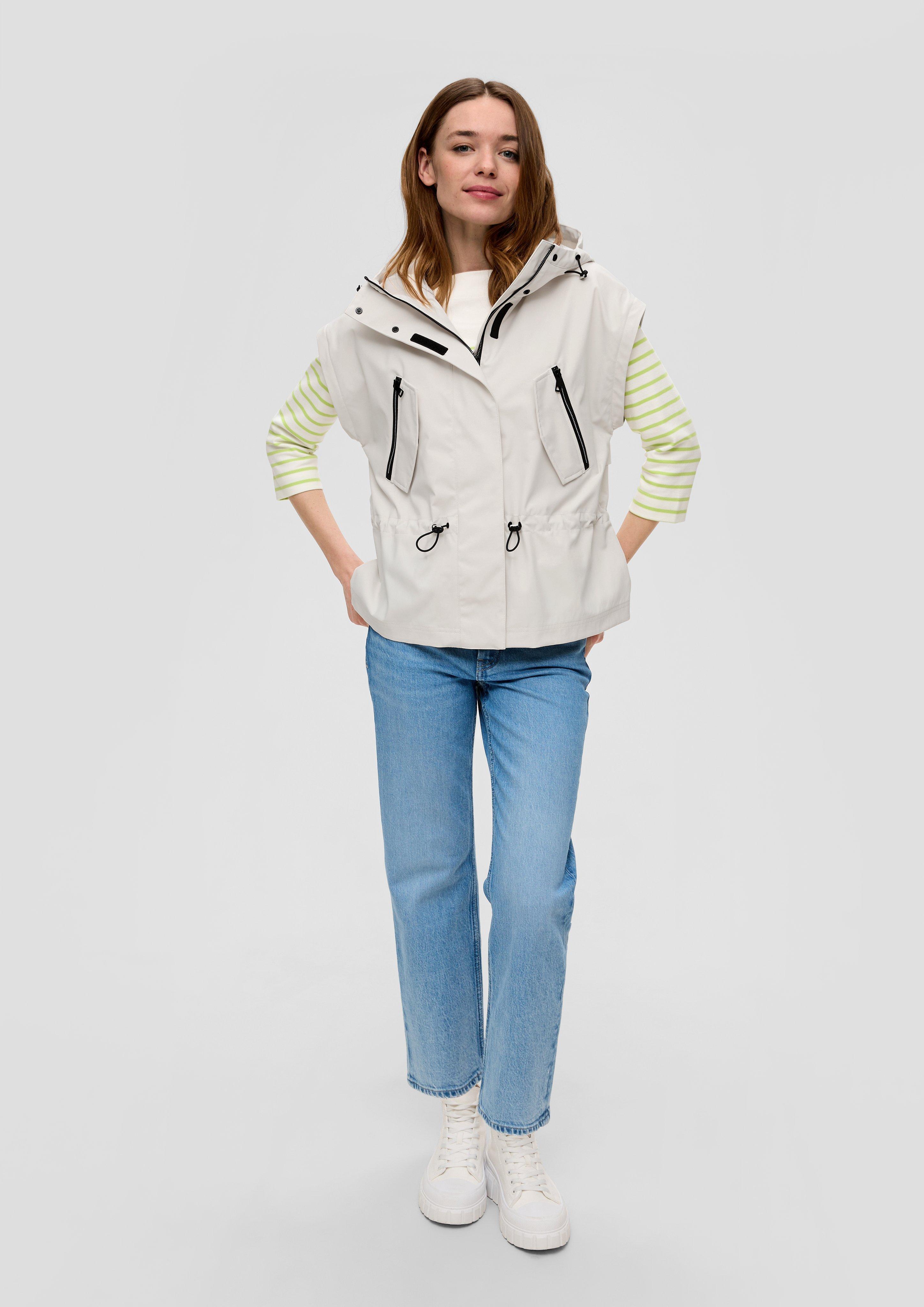 Outdoor-Jacke mit abnehmbaren Ärmeln  2141857-0330