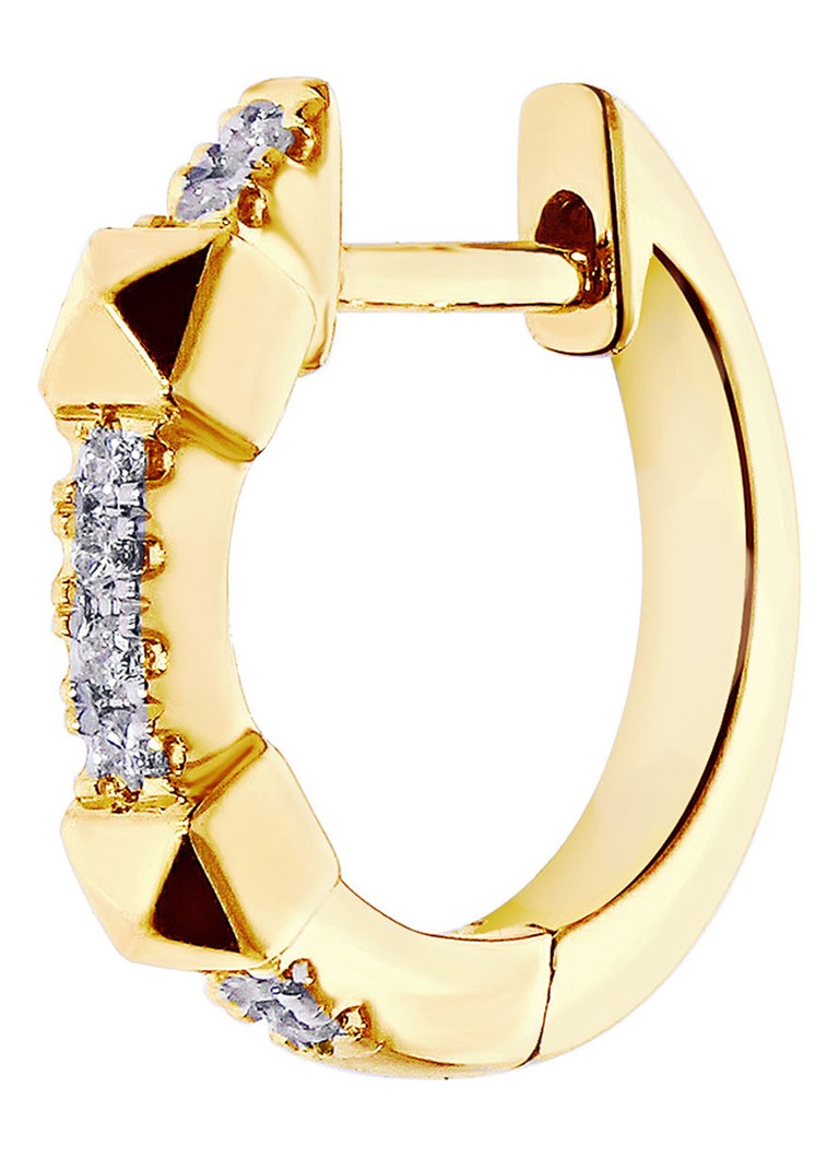 Culet Jewellery Arch -korvakorut, 18 karaatin keltakultaa, timanteilla