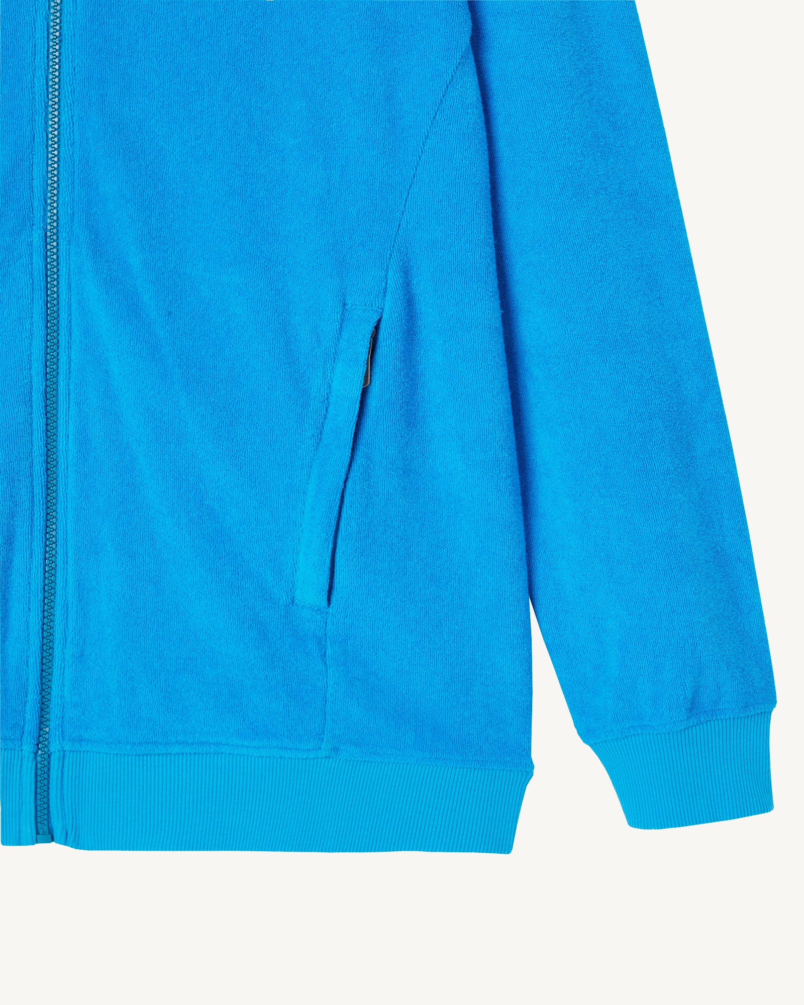 Veste zippée éponge à capuche Azur Nazare