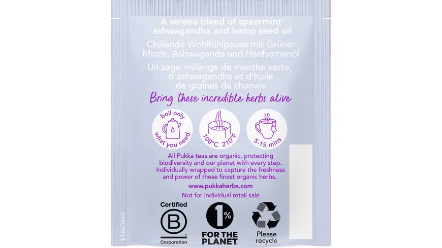 Pukka BIO Peace Tee 20 Beutel 30 g
