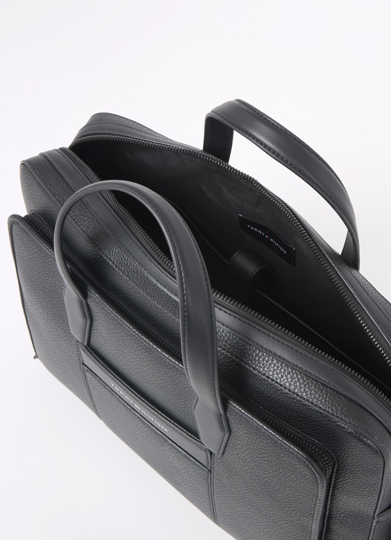 Tommy Hilfiger Corporate Slim laptop bag with logo and detachable shoulder strap