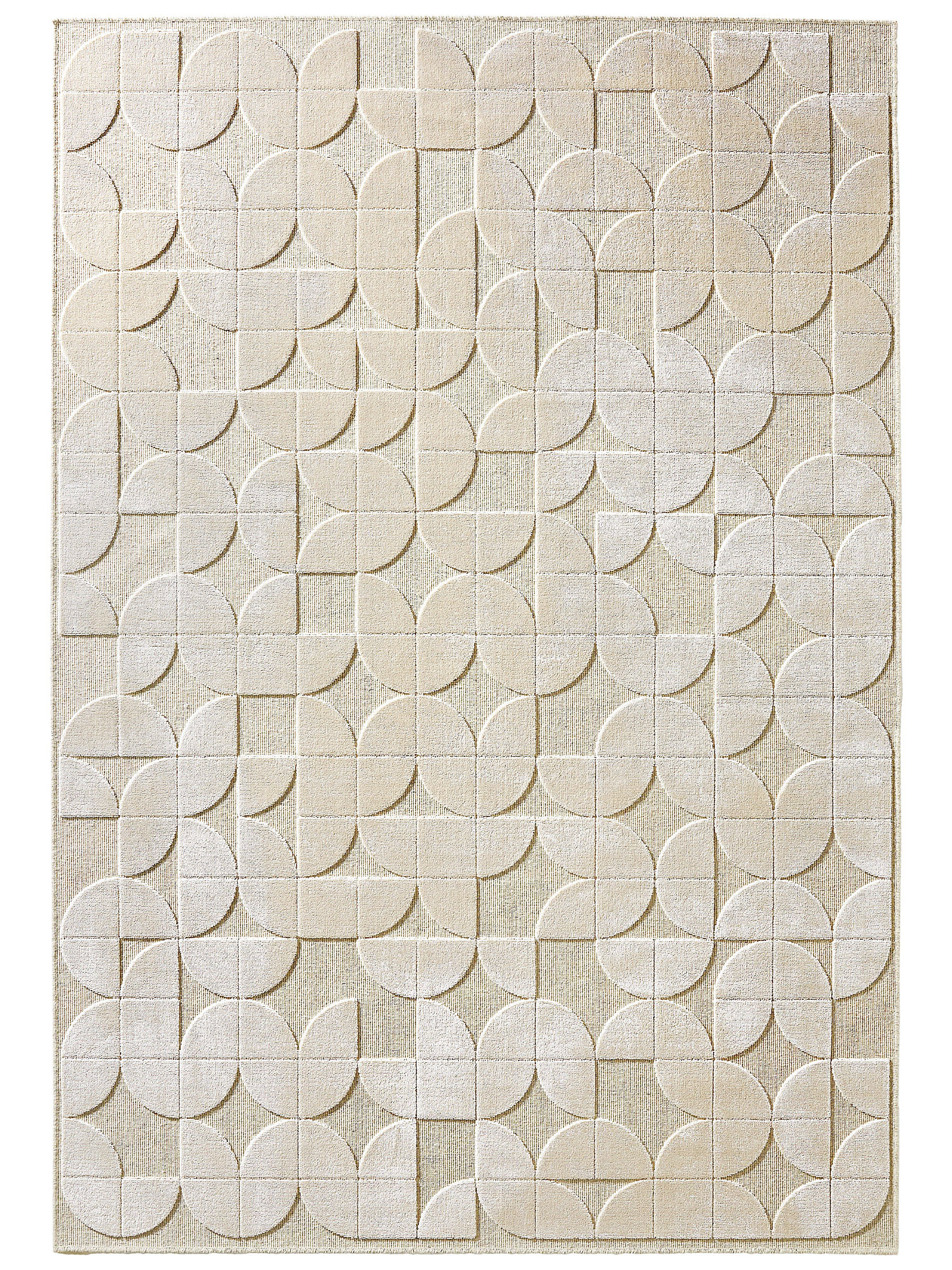 Butterfield Moderner Teppich, Creme