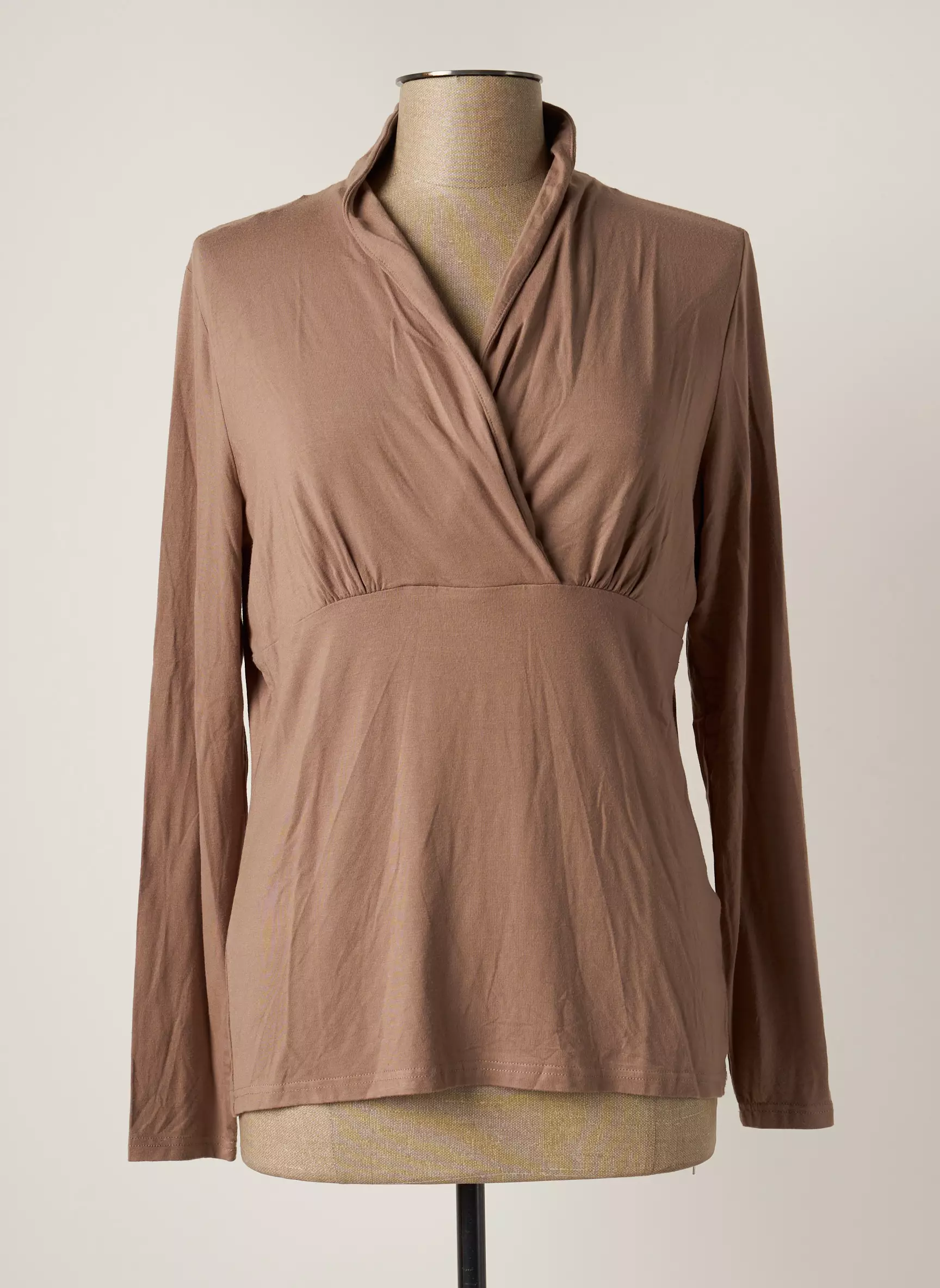 La Fiancee Du Mekong Tops Femme couleur marron