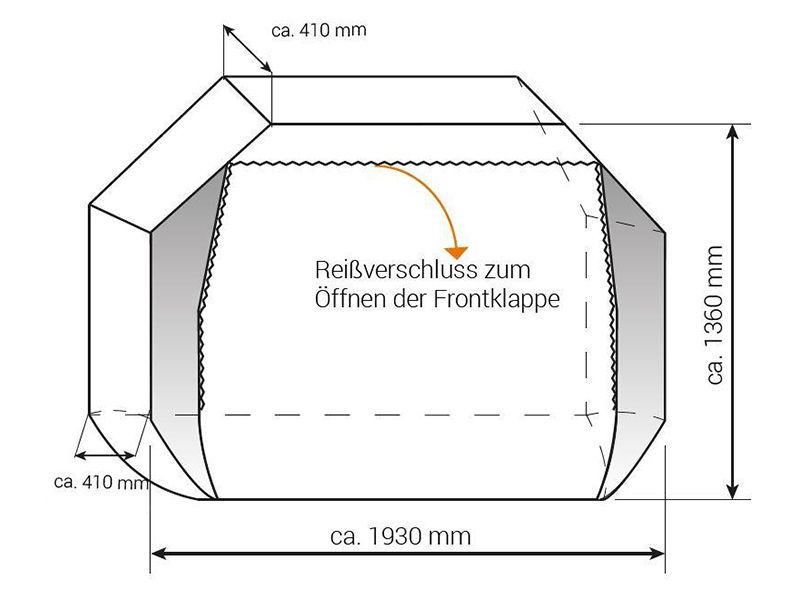 Hindermann Concept ZWOO 3 Fahrradschutzhülle