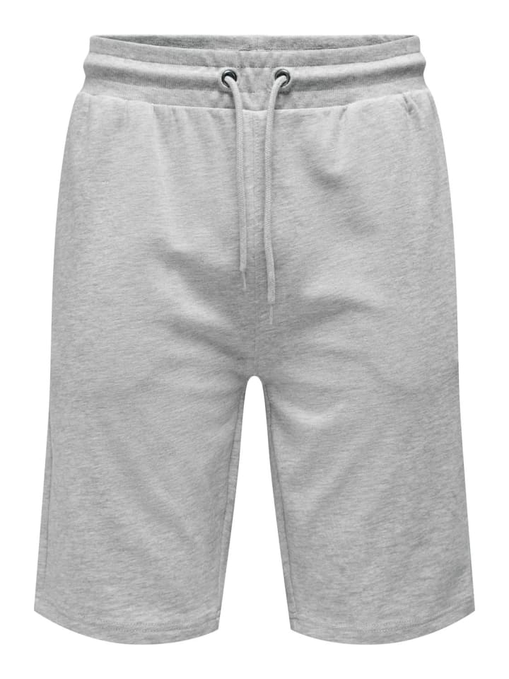 Only&Sons Kurze Jogginghose ONSNEIL in Grau-2 günstig kaufen