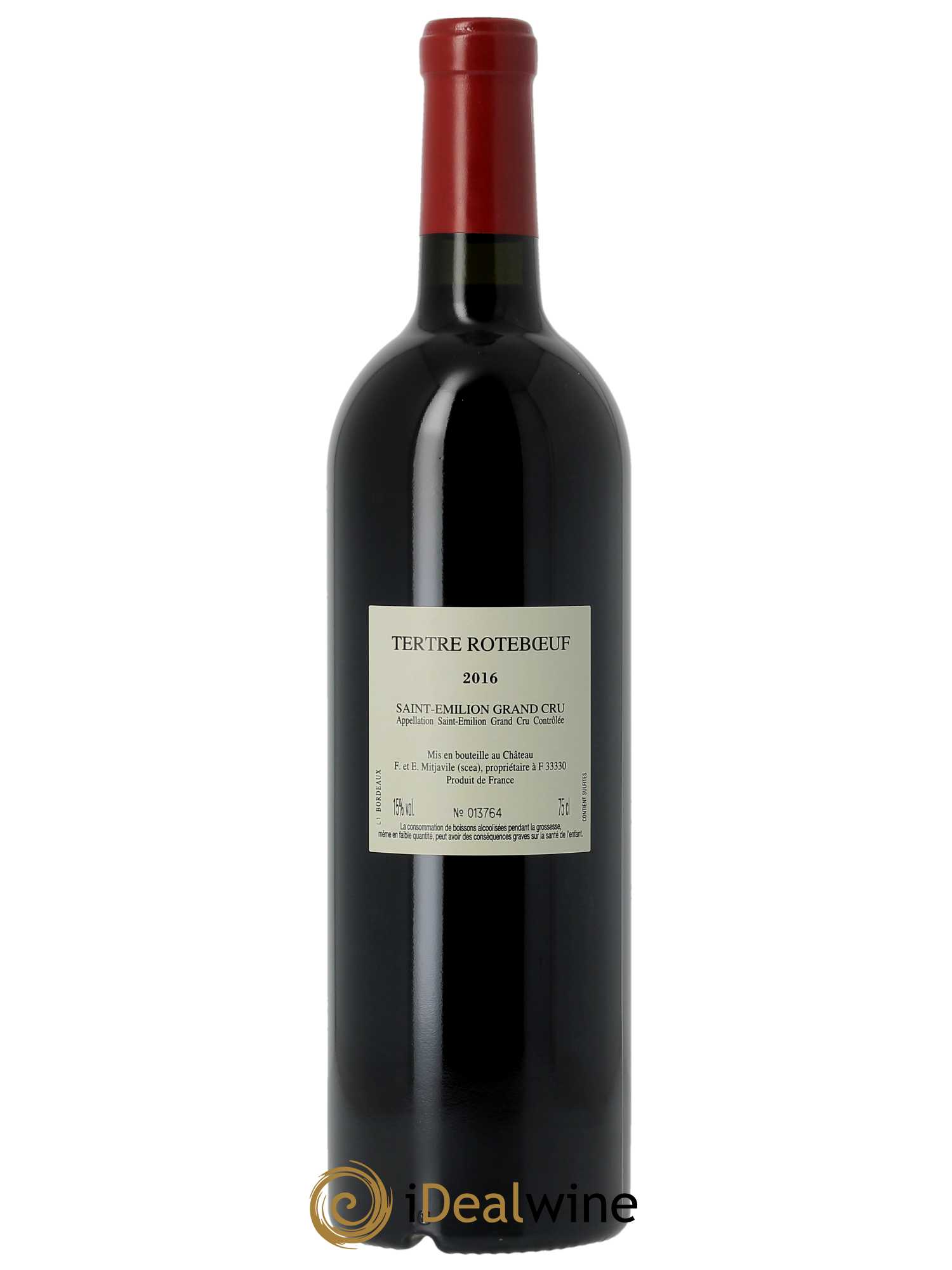 Château Tertre Roteboeuf  2016 - Lot de 1 Bouteille