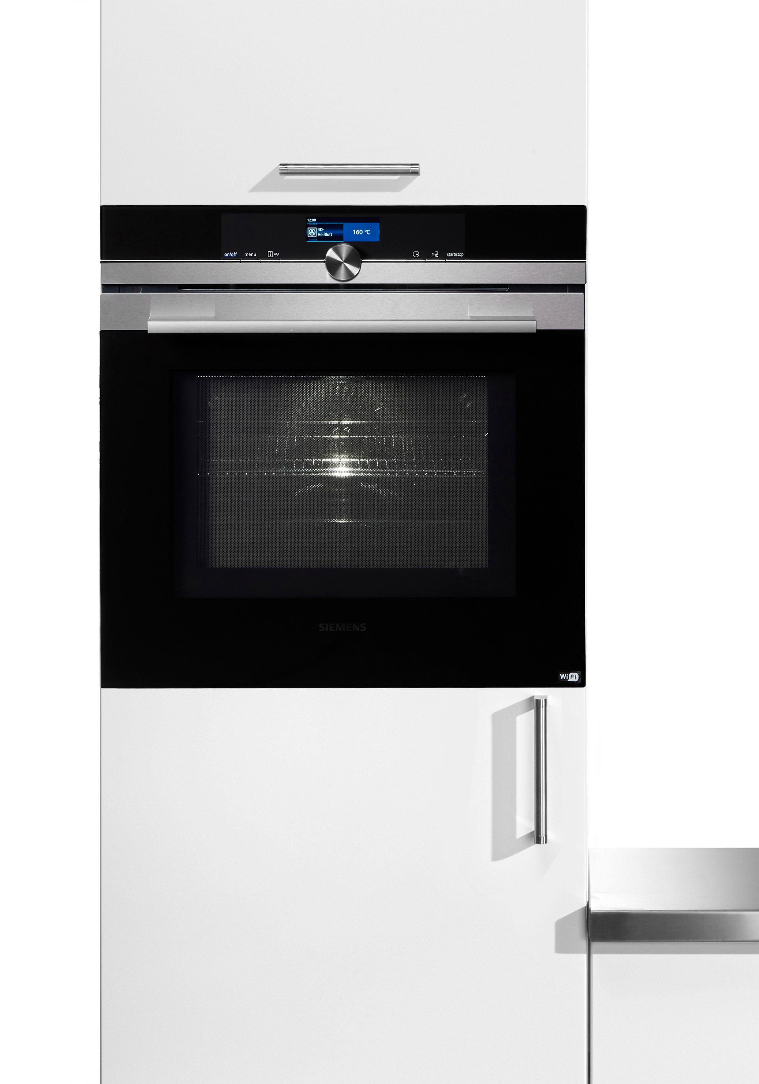 SIEMENS Pyrolyse Backofen iQ700 HM676G0S6, mit 1-fach-Teleskopauszug, Aqua-Reinigungsfunktion, mit 4D-Heißluft