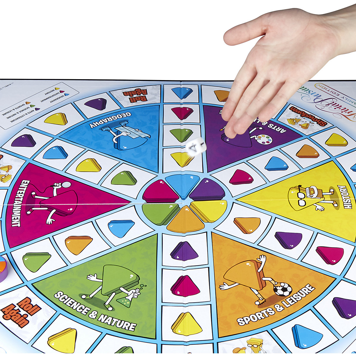 Trivial Pursuit Familien-Edition, Brettspiel ab 8 Jahren