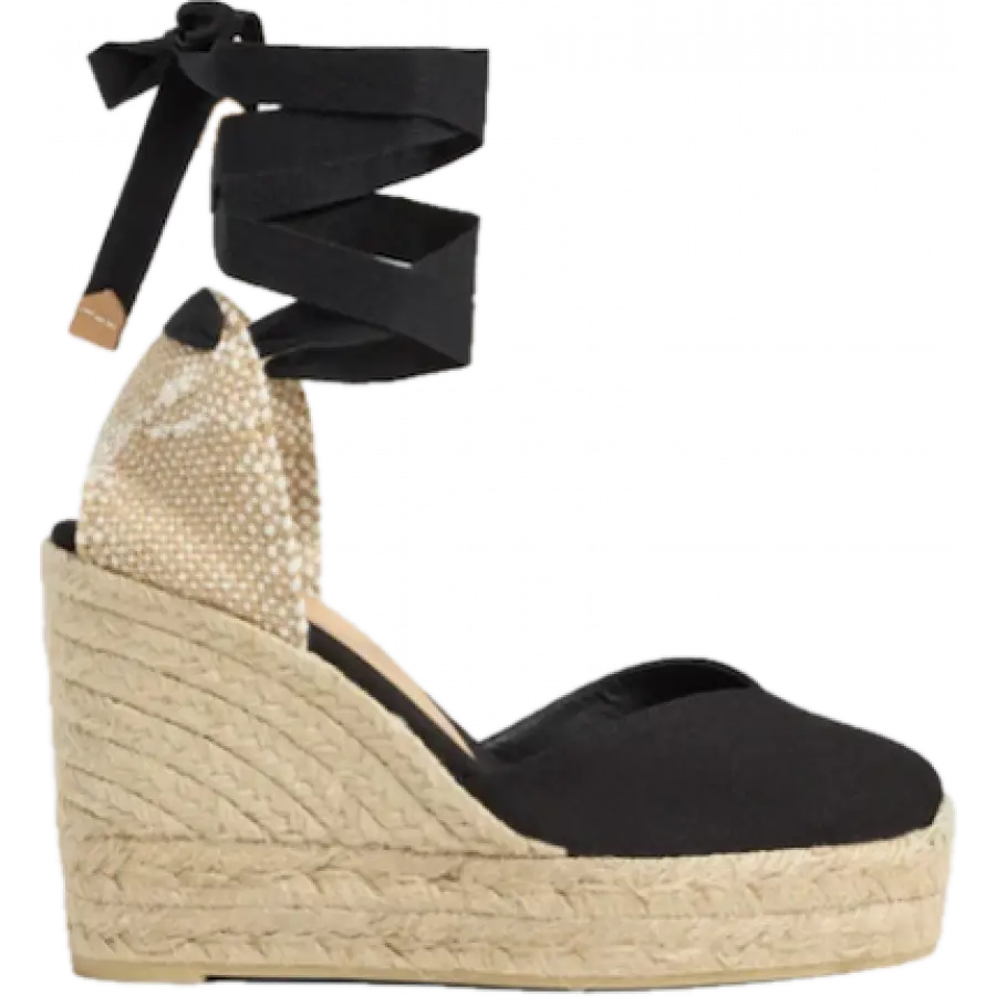 CASTAÑER - Espadrilles CHIARA Canvas - schwarz