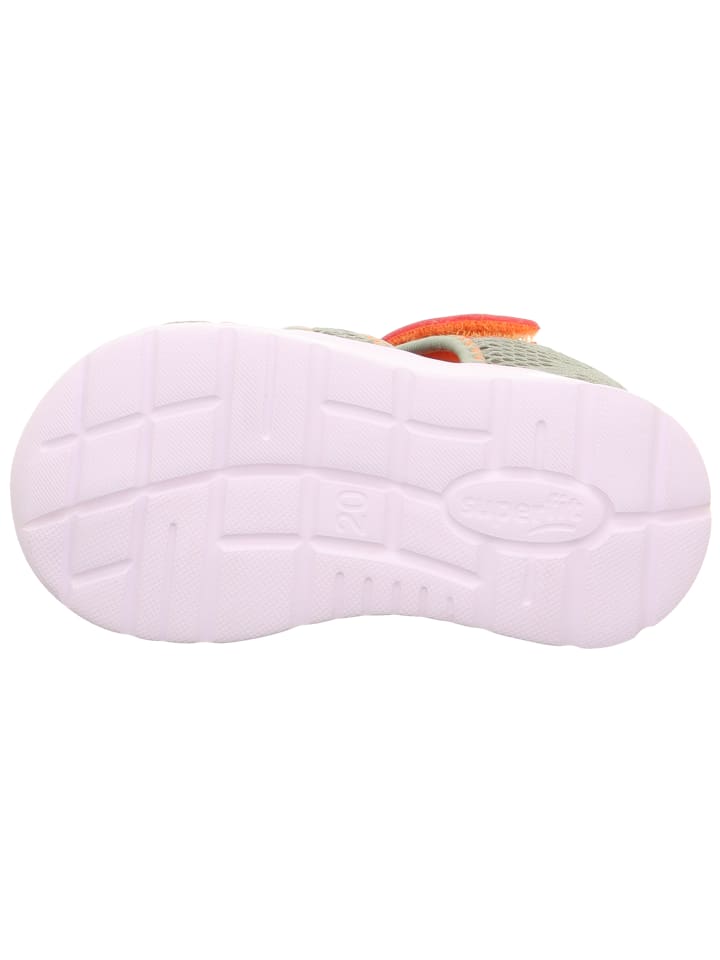 superfit Lauflernsandale WAVE in Hellgrün/Orange günstig kaufen